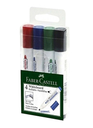 Faber-Castell 4-Piece Marker Peps White Board Set, Multicolour