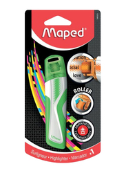 Maped Roller Highlighter Pen with Decor, MD-746323, Green