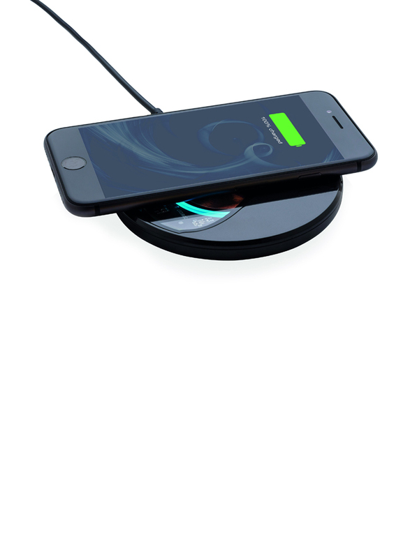 XD Xclusive Encore Wireless Charger, with USA A to USB Type-C Cable, Black