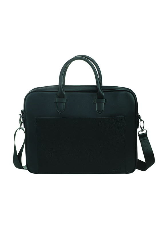 

Santhome Classy 15.4-inch Classic Briefcase Laptop Bag, Black