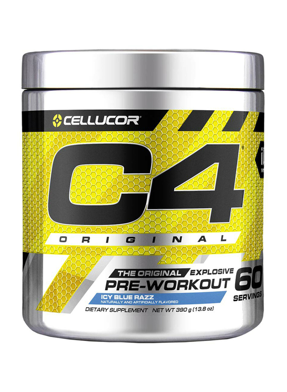 Cellucor C4 Original Pre-Workout Dietary Supplement, 390gm, Icy Blue Razz