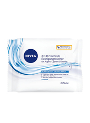 Nivea Normal Skin Wipes, 25 Strips