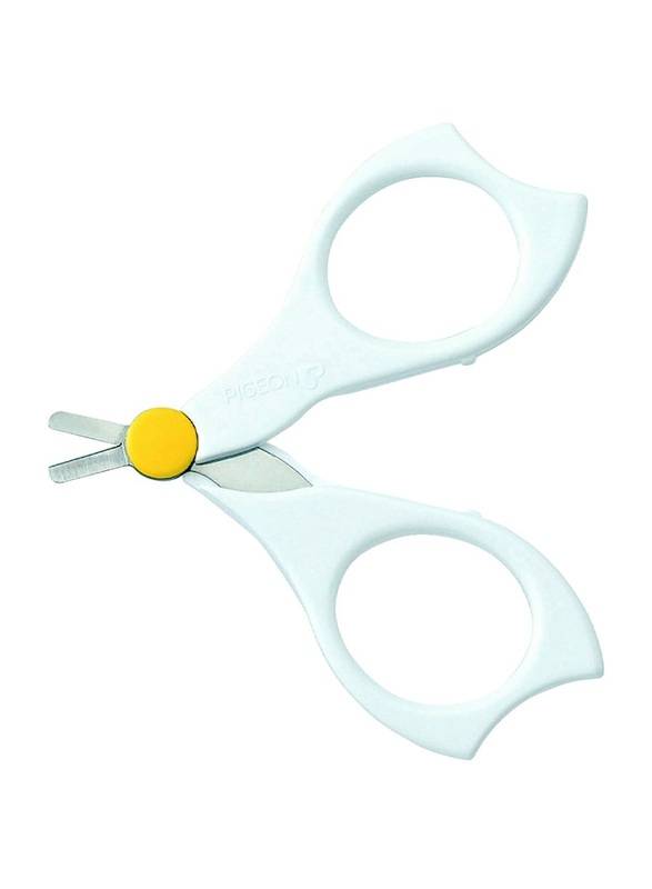 Pigeon Nail Scissor for New Born Babies, Green/Blue, 1 Piece