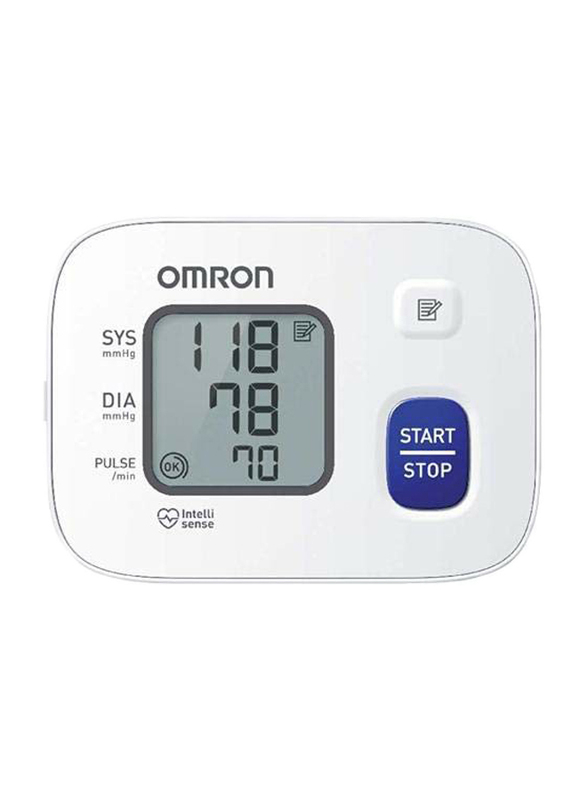 Omron RS2 Wrist Blood Pressure Monitor, White
