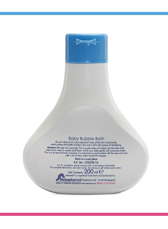 Sebamed 200ml Baby Bubble Bath for Kids