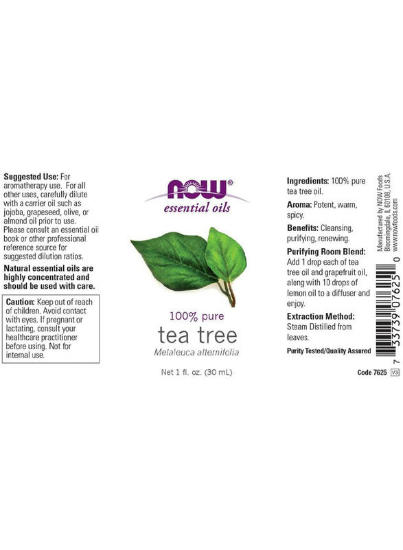 Now Lavender & Tea Tree Essential Oils, 30ml
