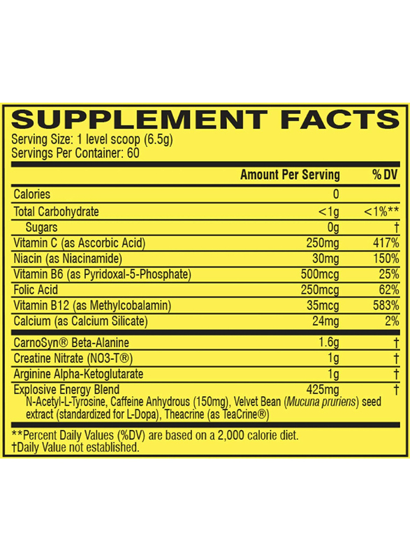 Cellucor C4 Original Pre-Workout Dietary Supplement, 390gm, Icy Blue Razz