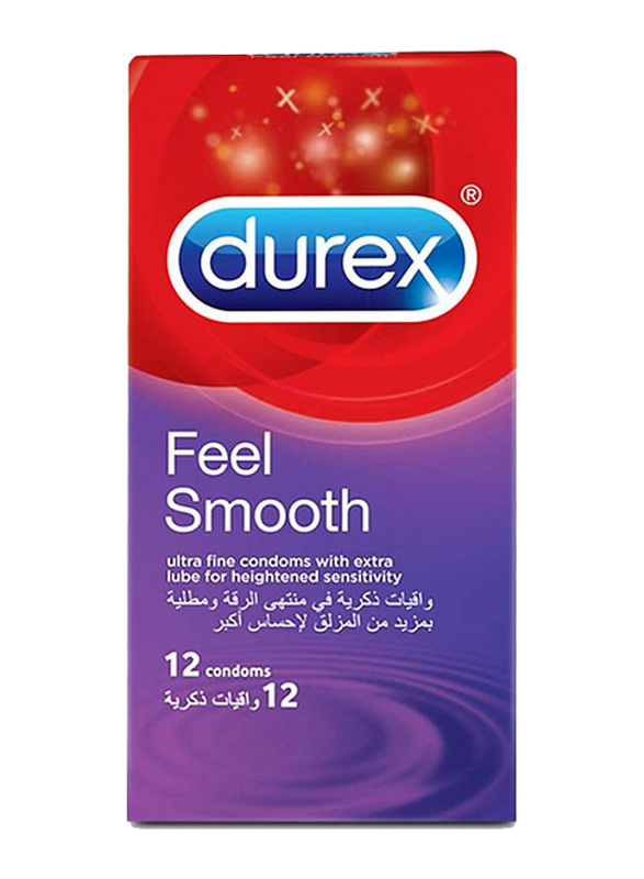 Durex Feel Smooth Elite Condom, 12 Pieces