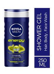 Nivea Men Energy Shower Gel with Mint Extracts, 250ml