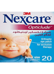 3M Nexcare Opticlude Orthoptic Eye Patch, Junior, 20 Strips