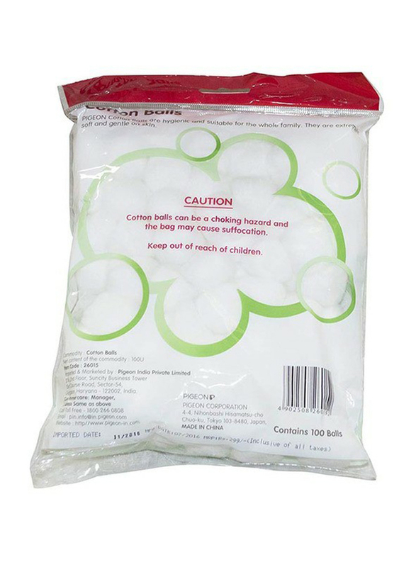 Pigeon K894 100-Pieces Cotton Balls Set for Babies/Kids