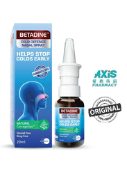 Betadine Cold Defence Naspal Spray, 20ml