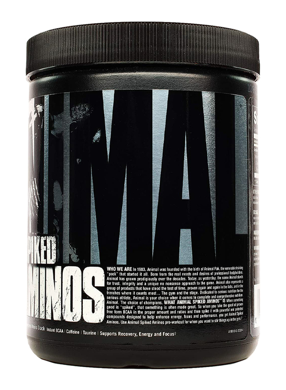 Universal Nutrition Animal Spiked Aminos Supplement, 210gm, Blue Raspberry