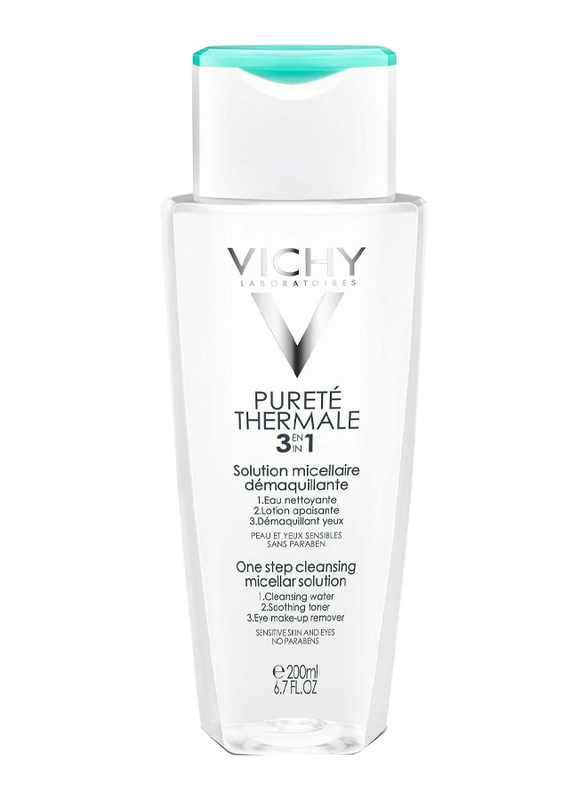 Vichy Purete Thermale 3-in-1 Step Cleansing Micellar Solution, 200ml