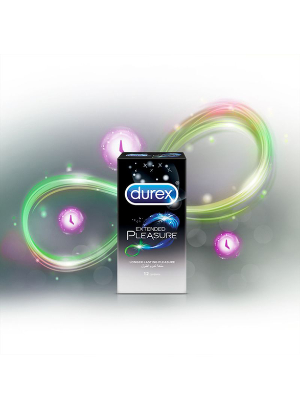 Durex Warming Extended Pleasure Condom, 12 Pieces