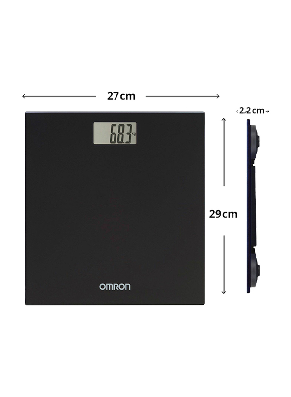 Omron HN289 Automatic Personal Digital Weight Scale, Black