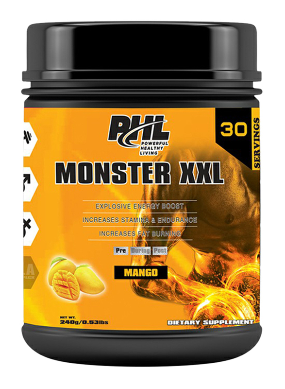 PHL Monster XXL 30 Servings Powder, 240g, Mango