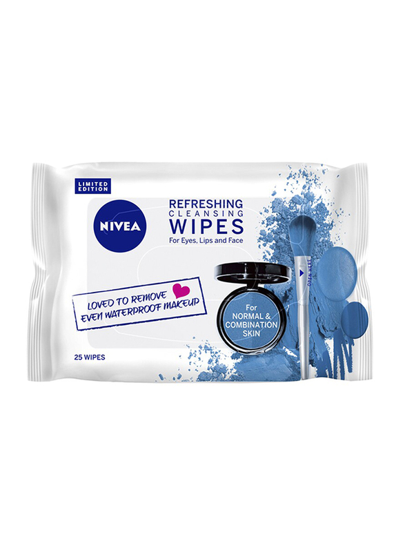 Nivea Refreshing Facial Cleansing Wipes, 25 Strips