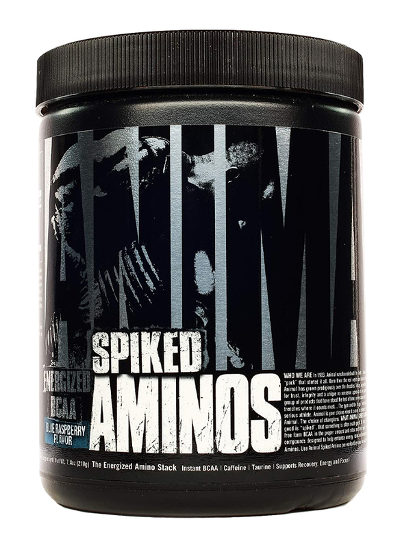 Universal Nutrition Animal Spiked Aminos Supplement, 210gm, Blue Raspberry