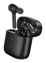 Baseus True Wireless Bluetooth 5.0 In-Ear Noise Cancelling Headphones, with Wireless Charging Case, Black