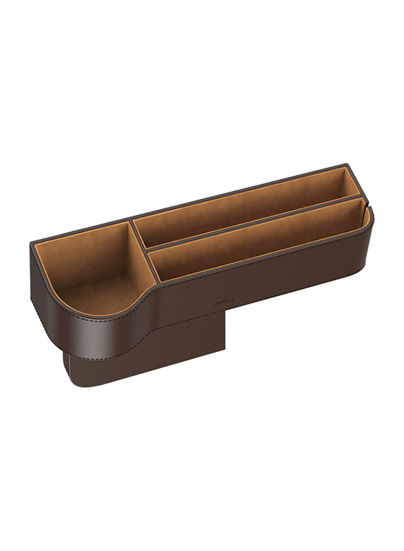 

Baseus Elegant Seat Gap Car Storage Box, Brown