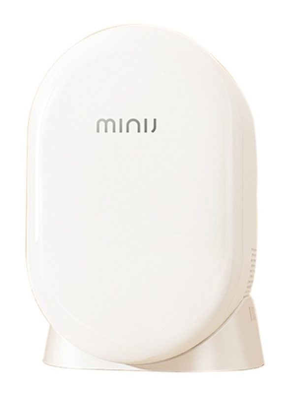 

MINIJ Retro Cosmetic Makeup Refrigerator, White
