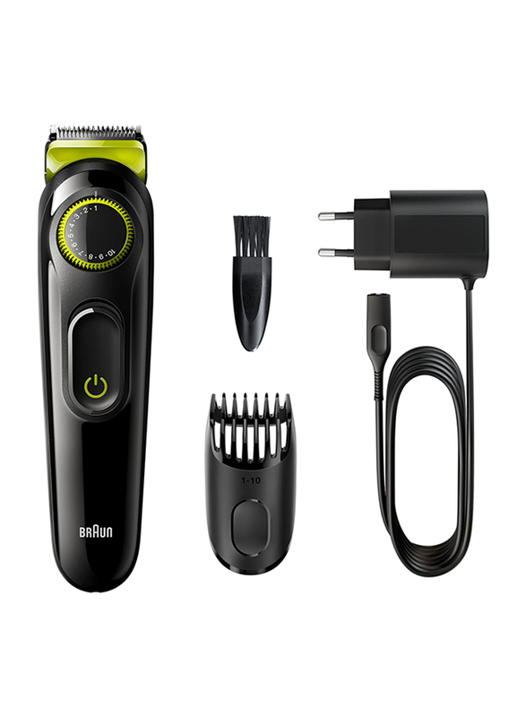 

Braun Rechargeable Beard Trimmer, BT3221, Black