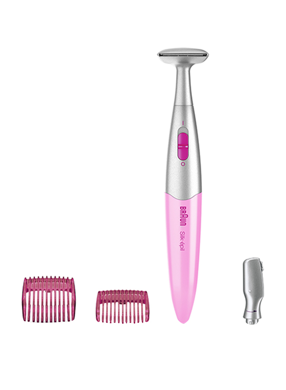

Braun Silk Epil Silk Finish 3-in-1 Bikini Styler Trimmer Epilator, FG1100, Pink