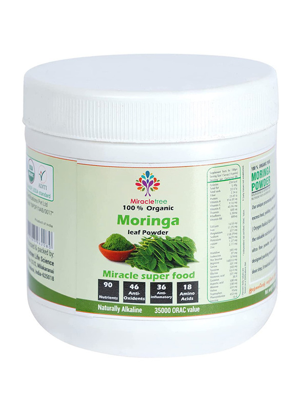 

Miracle Tree Moringa Powder, 100g