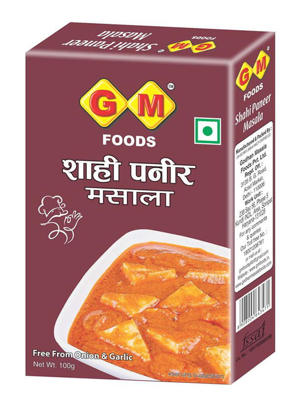 

GM Foods Shahi Paneer Masala, 100g