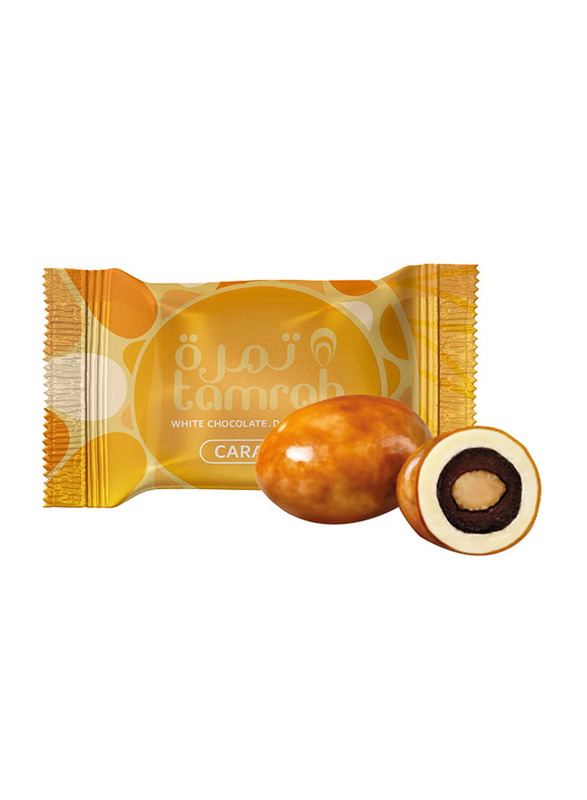 Tamrah Date with Almond Covered with Caramel Chocolate Zipper Bag, 100g