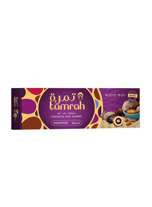 Tamrah Date with Almond Covered Assorted Chocolate Gift Box, 135g