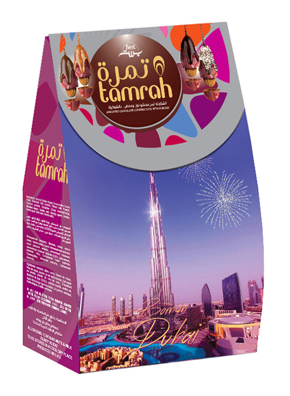 Tamrah Assorted Chocolate Souvenir Box with Dubai Landmarks, 250g