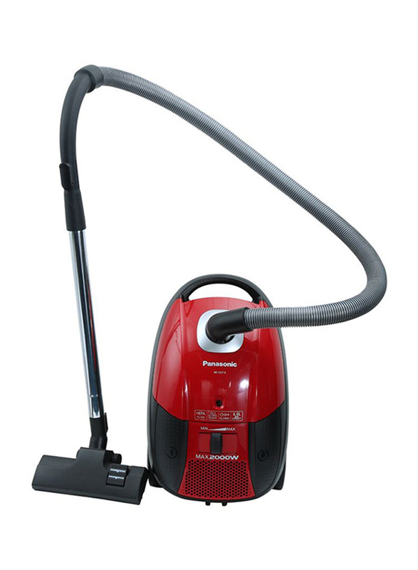 

Panasonic Canister Vacuum Cleaner, 2000W, MCCG713R, Red/Black