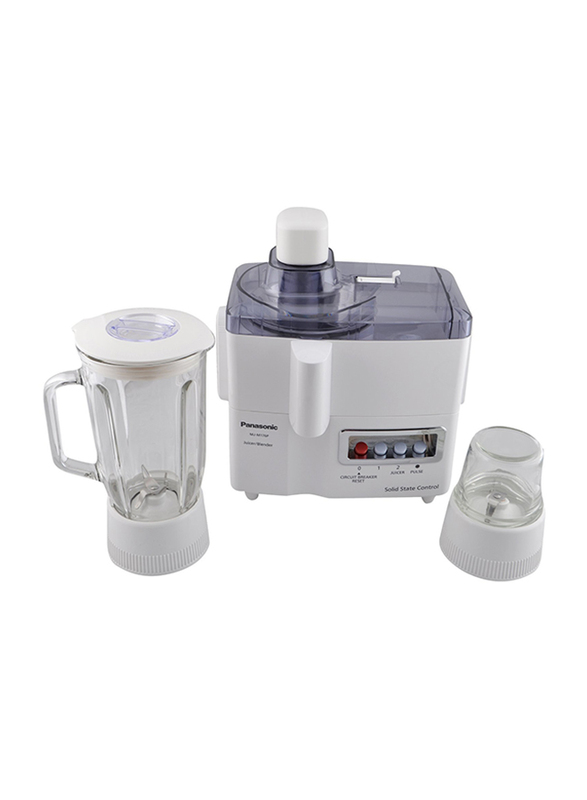 

Panasonic Juicer Mixer Grinder, 2 Pin Malaysia, 230W, MJM176PEXP, White