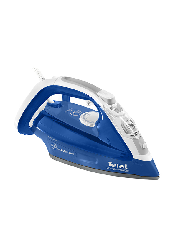 

Tefal UltraGliss Steam Iron 2500W, 2500W, FV4964, Blue/White