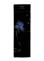 Nobel Top Load Glass Finish Hot & Cold Water Dispenser, 16-20 L, with Cabinet, NWD2100G, Black