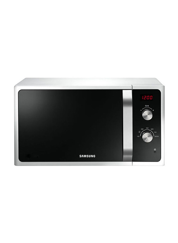 

Samsung 23L Microwave, 800W, MS23F300EEW-GY, White/Black