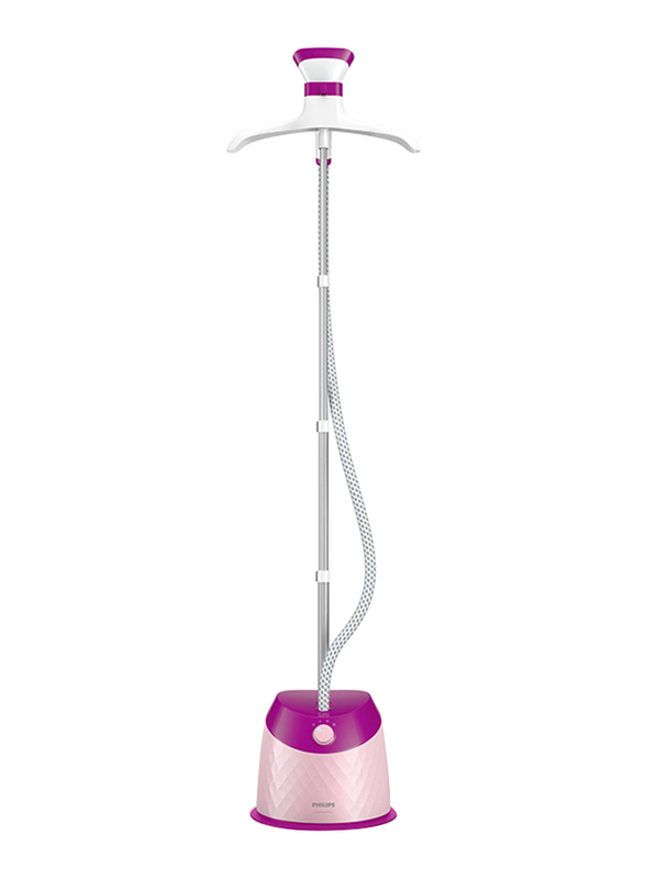 

Philips EasyTouch Plus Garment Steamer, 1600W, GC514/46, White/Pink