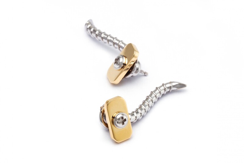 Wazna Jewellery 18K Yellow Gold Earrings