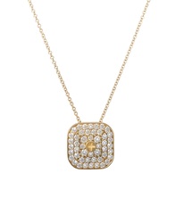 Wazna Jewellery 18K Yellow Gold Diamond Studded Pendant Necklace