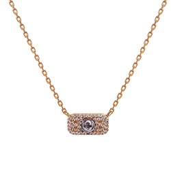 Wazna Jewellery Strength of Spirit 18K Yellow Gold Diamond Studded Pendant Necklace