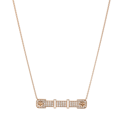 Wazna Jewellery Strength of Spirit 18K Yellow Gold Diamond Studded Pendant Necklace