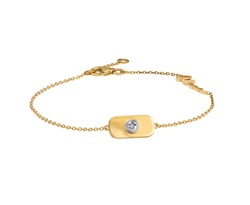 Wazna Jewellery Strength Of Spirit 18K Yellow Gold Bracelet