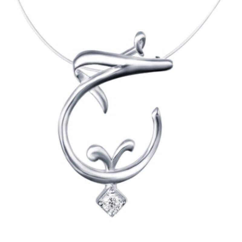 Wazna Jewellery Silver Love Pendant Necklace