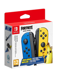 Nintendo Wireless Joy-Con Left and Right Pair Fortnite Edition Controller for Nintendo Switch, Blue/Yellow