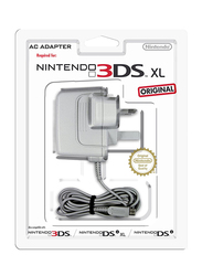 Nintendo UK 3 Pin AC Adapter for New Nintendo 3DS/3DS/2DS/Dsi/DSi XL, White