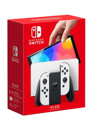 Nintendo Switch OLED Model Console with Joy Controllers, UAE Version, White