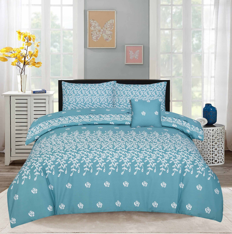 

Style Nasma 2-Piece Fabbr Design Pillow Covers Set, Blue