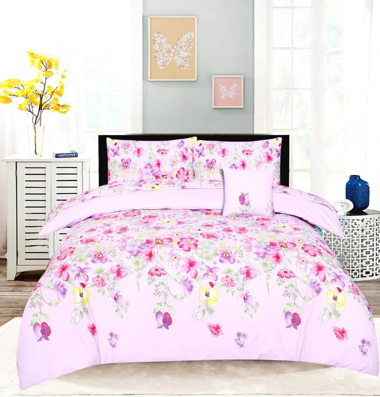 

Style Nasma 2-Piece Cxor Design Pillow Covers Set, Pink